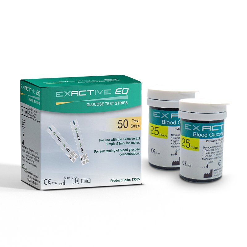 Exactive EQ™  blood glucose Test Strips - AIDEX CGM