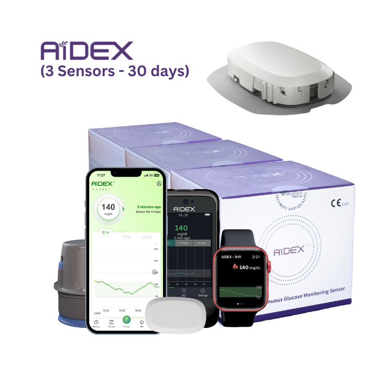 Smarter Diabetes Management Begins with the AiDEX Sensor
