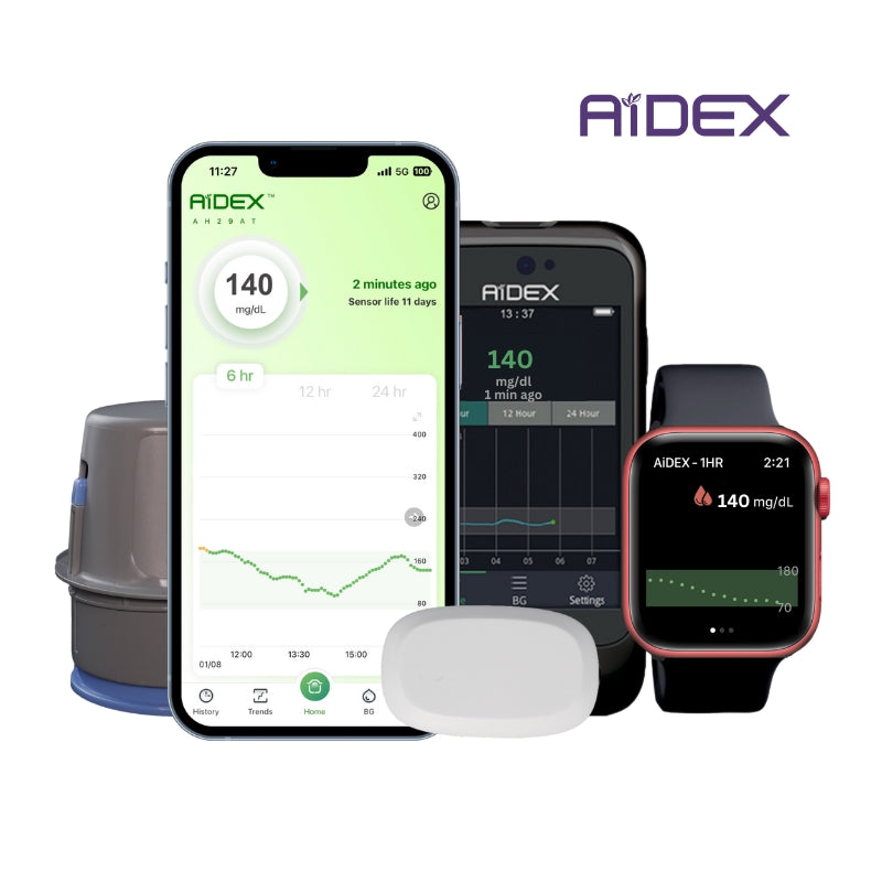Experience the Future of Diabetes Management with the AiDEX CGM Sensor System