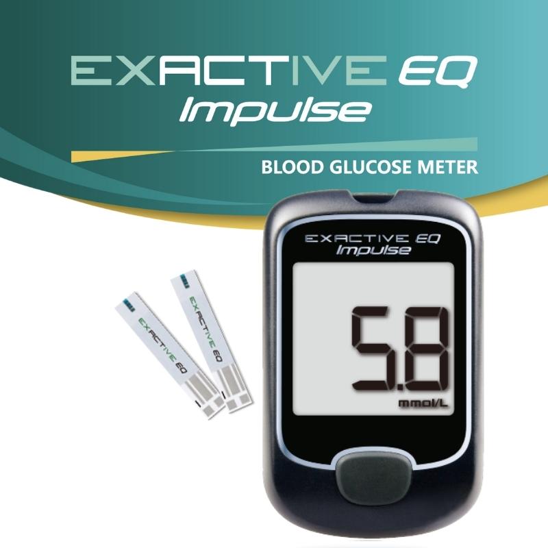 Exactive EQ blood glucose Meter startup kit